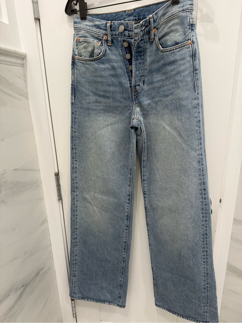Buck Mason Jet Set Wide leg jeans